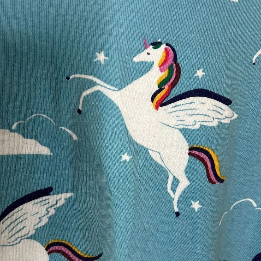 Mini Boden Pegasus Unicorn Pajama Set 11Y